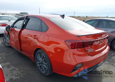 2022 Kia Forte Gt-Line из США, поврежденный, VIN 3KPF54AD2NE486328